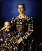 Agnolo Bronzino Portrait of Eleanor of Toledo and Her Son oil painting picture wholesale